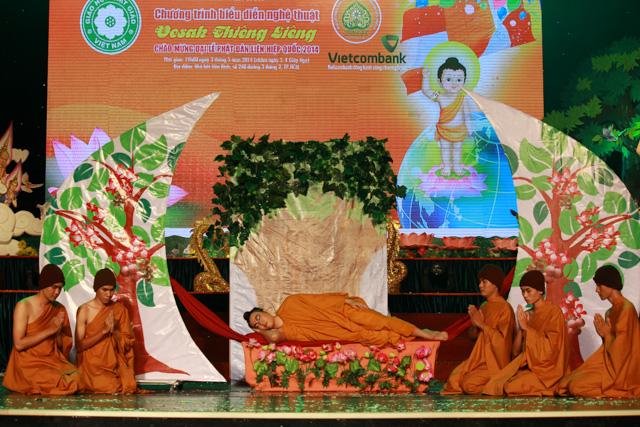 TP.HCM: Chương trình biểu diễn nghệ thuật Vesak thiêng liêng