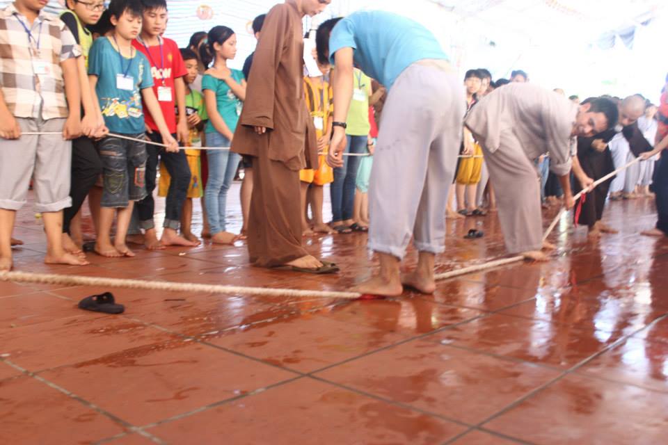 Thái Bình: Hội thi giáo lý  trong khóa tu Nụ Thương Sen Hồng lần 2 tại chùa Từ Xuyên