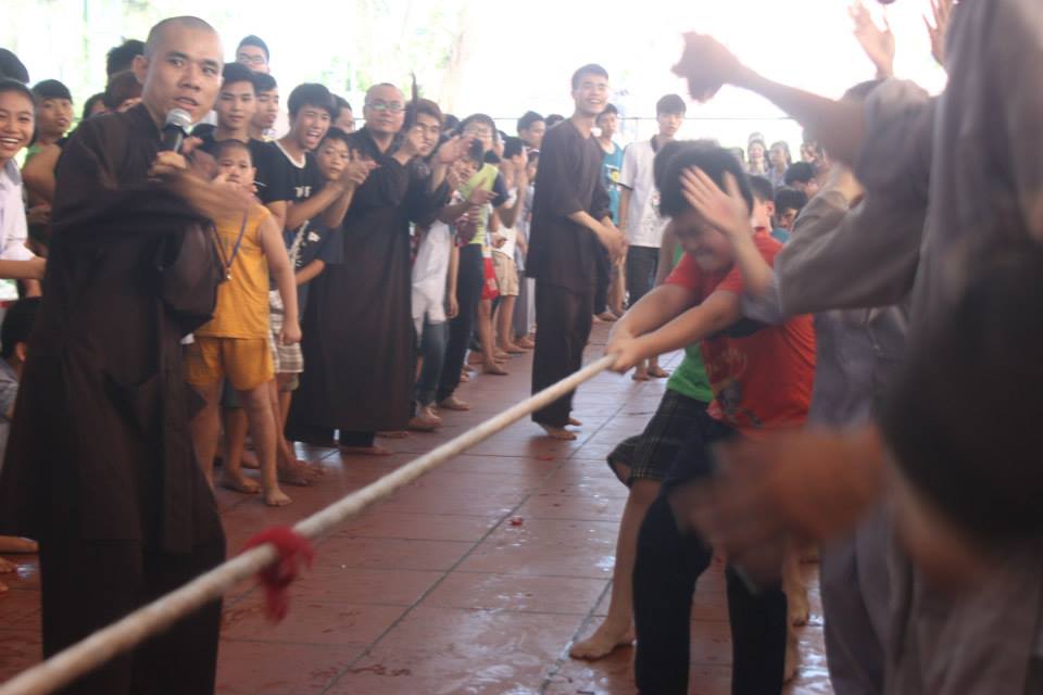 Thái Bình: Hội thi giáo lý  trong khóa tu Nụ Thương Sen Hồng lần 2 tại chùa Từ Xuyên