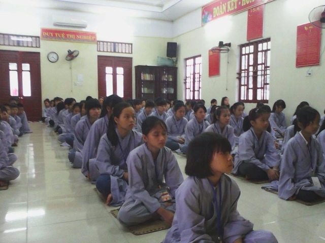 Thái Bình: Chùa Ứng Linh tổ chức khóa tu Gieo hạt thiện tâm lần 2