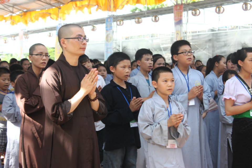 Thái Bình: Hội thi giáo lý  trong khóa tu Nụ Thương Sen Hồng lần 2 tại chùa Từ Xuyên