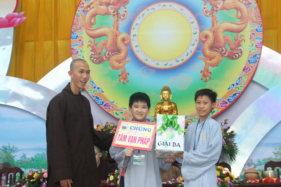 Thái Bình: Hội thi giáo lý  trong khóa tu Nụ Thương Sen Hồng lần 2 tại chùa Từ Xuyên
