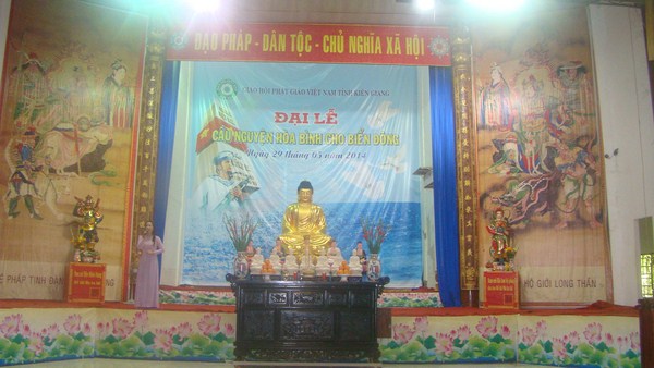 Phật giáo Kiên Giang đồng lòng hướng về Biển Đông