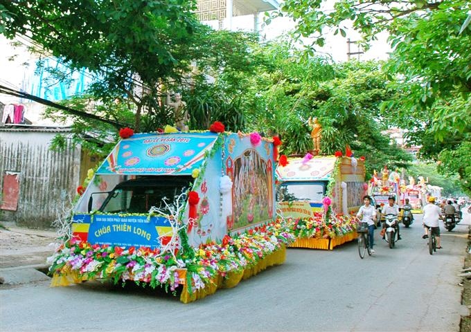 Thái Bình: Long trọng tổ chức Đại lễ Phật đản Vesak 2014