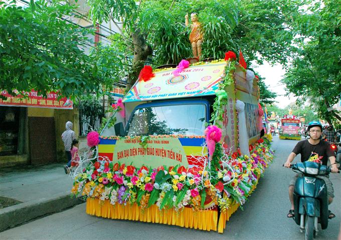 Thái Bình: Long trọng tổ chức Đại lễ Phật đản Vesak 2014