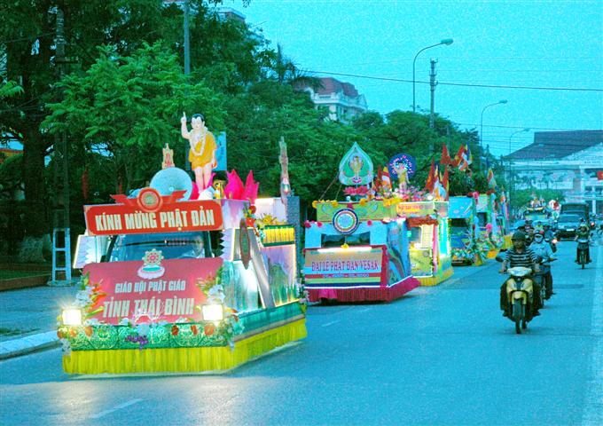 Thái Bình: Long trọng tổ chức Đại lễ Phật đản Vesak 2014