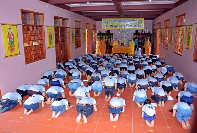 Gia Lai: Khóa tu tuổi trẻ hướng thiện tại chùa Quan Âm - An Khê