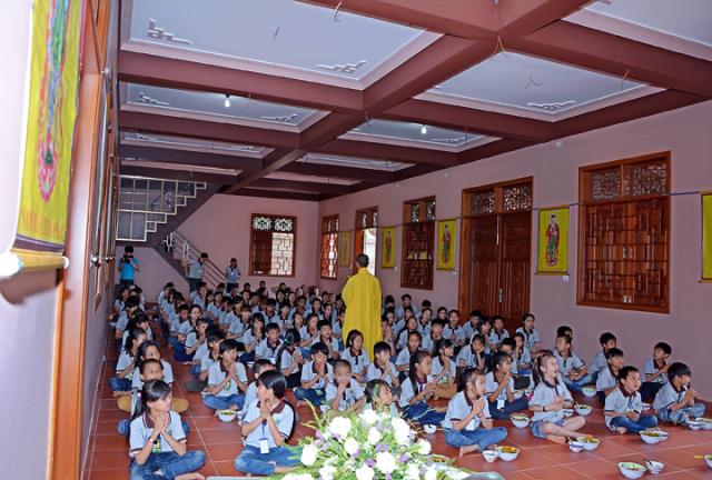 Gia Lai: Khóa tu tuổi trẻ hướng thiện tại chùa Quan Âm - An Khê