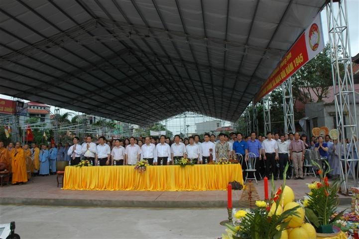 Thái Bình: Đại lễ cầu siêu cho đồng bào tử nạn chiến tranh và nạn đói năm 1945 tại chùa Từ Xuyên