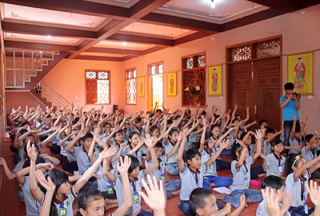 Gia Lai: Khóa tu tuổi trẻ hướng thiện tại chùa Quan Âm - An Khê