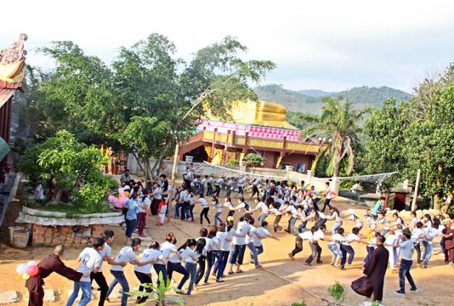 Gia Lai: Khóa tu tuổi trẻ hướng thiện tại chùa Quan Âm - An Khê