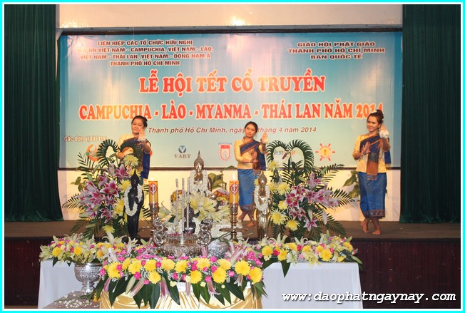 TP. HCM: Lễ hội tết cổ truyền Campuchia - Lào - Myanmar - Thái Lan năm 2014