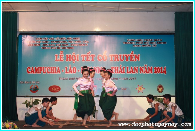 TP. HCM: Lễ hội tết cổ truyền Campuchia - Lào - Myanmar - Thái Lan năm 2014