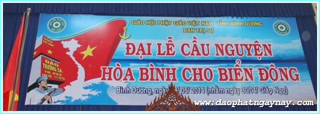 Bình Dương: Đại lễ cầu nguyện hòa bình cho biển Đông