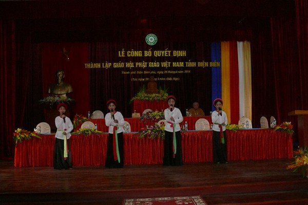 Lễ công bố quyết định thành lập Giáo hội Phật giáo Việt Nam tỉnh Điện Biên