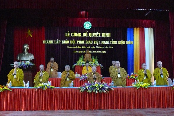 Lễ công bố quyết định thành lập Giáo hội Phật giáo Việt Nam tỉnh Điện Biên