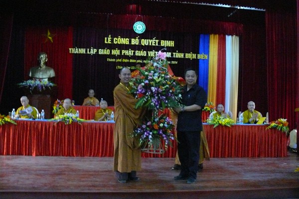 Lễ công bố quyết định thành lập Giáo hội Phật giáo Việt Nam tỉnh Điện Biên