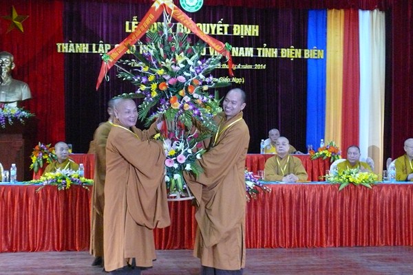 Lễ công bố quyết định thành lập Giáo hội Phật giáo Việt Nam tỉnh Điện Biên
