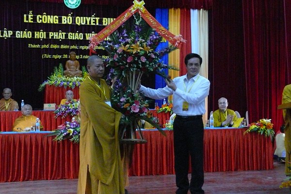 Lễ công bố quyết định thành lập Giáo hội Phật giáo Việt Nam tỉnh Điện Biên