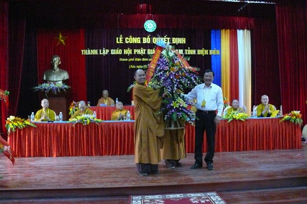 Lễ công bố quyết định thành lập Giáo hội Phật giáo Việt Nam tỉnh Điện Biên