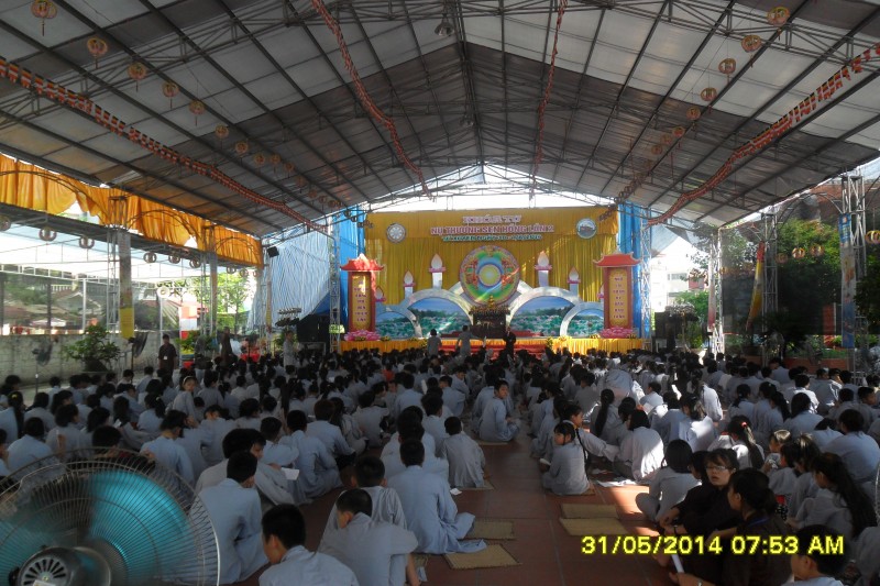 Thái Bình: Chùa Từ Xuyên tổ chức khóa tu “Nụ thương sen hồng” lần thứ hai năm 2014