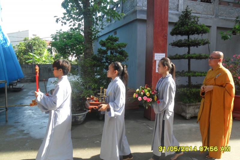 Thái Bình: Chùa Từ Xuyên tổ chức khóa tu “Nụ thương sen hồng” lần thứ hai năm 2014