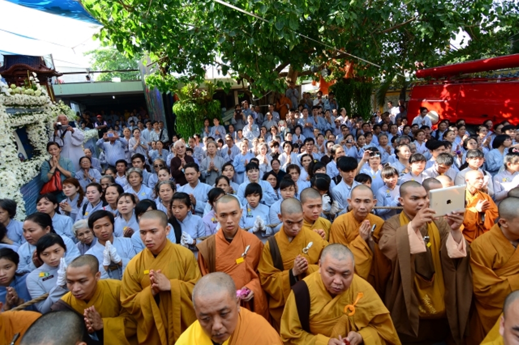 Lễ truy niệm - cung tống kim quan ĐLHT.Thích Trí Tịnh nhập bảo tháp