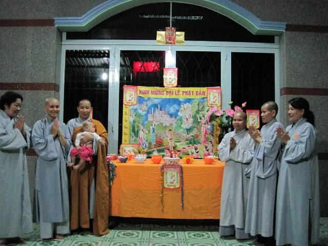 Long An: Chùa Hoà Bình vận động hơn 100 tư gia Phật tử thiết lập vườn Lâm Tỳ Ni