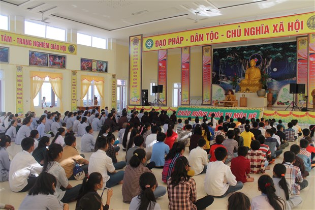 Nghệ An: Khai mạc Khóa tu mùa hè 2014 chùa Chí Linh