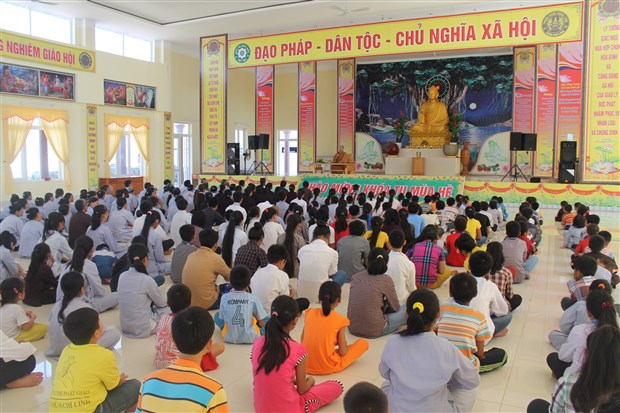 Nghệ An: Khai mạc Khóa tu mùa hè 2014 chùa Chí Linh