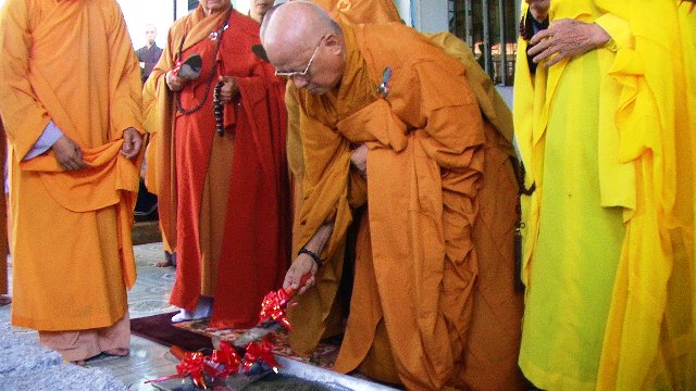 Khánh Hòa: Lễ Đặt đá Đại trùng tu chùa Linh Sơn Pháp Ấn