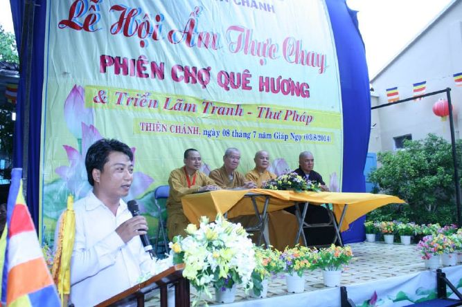 TP.HCM: Trao kỷ Lục Kinh Thư Pháp Vu Lan và Lễ Hội Ẩm Thực Chay Chùa Thiên Chánh