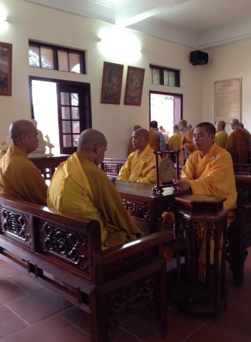 Vĩnh Phúc: Trường hạ chùa Hà Tiên tổ chức lễ khai khóa an cư kiết hạ PL.2558-DL.2014