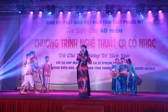 BRVT: Tịnh thất Phước Mỹ khai tiệc Buffet chay gây quỹ ủng hộ &quot;Biển đảo&#039;&#039;
