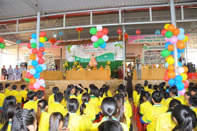 Khai mạc khóa tu mùa hè chủ đề: &quot;hương sen mùa hạ&quot; lần 5  chùa Hoa Khai tại (xã Đạo Nghĩa, huyện Đăk R&#039;lấp, tỉnh Đăk Nông)