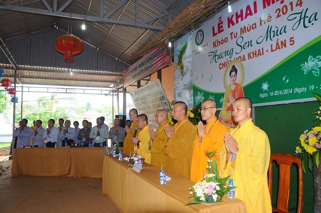 Khai mạc khóa tu mùa hè chủ đề: &quot;hương sen mùa hạ&quot; lần 5  chùa Hoa Khai tại (xã Đạo Nghĩa, huyện Đăk R&#039;lấp, tỉnh Đăk Nông)