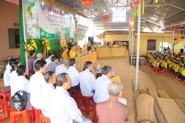 Khai mạc khóa tu mùa hè chủ đề: &quot;hương sen mùa hạ&quot; lần 5  chùa Hoa Khai tại (xã Đạo Nghĩa, huyện Đăk R&#039;lấp, tỉnh Đăk Nông)