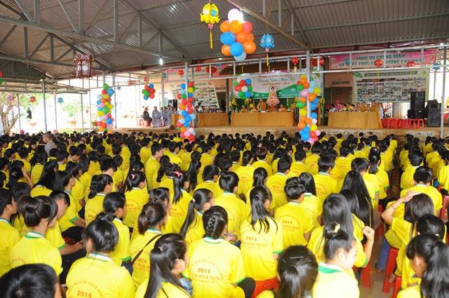 Khai mạc khóa tu mùa hè chủ đề: &quot;hương sen mùa hạ&quot; lần 5  chùa Hoa Khai tại (xã Đạo Nghĩa, huyện Đăk R&#039;lấp, tỉnh Đăk Nông)