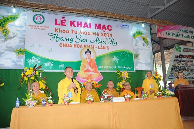 Khai mạc khóa tu mùa hè chủ đề: &quot;hương sen mùa hạ&quot; lần 5  chùa Hoa Khai tại (xã Đạo Nghĩa, huyện Đăk R&#039;lấp, tỉnh Đăk Nông)