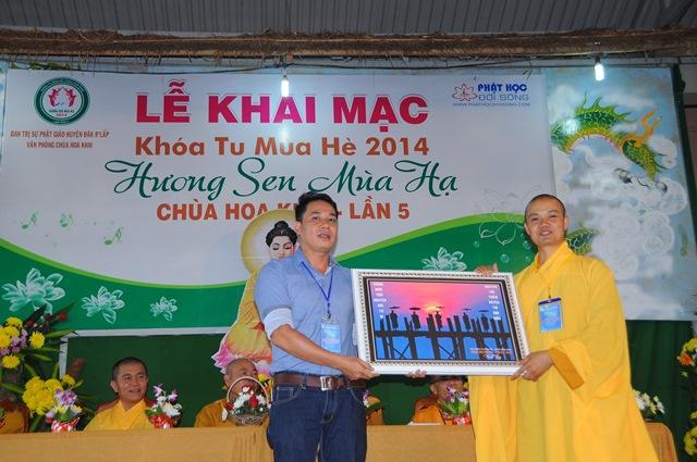 Khai mạc khóa tu mùa hè chủ đề: &quot;hương sen mùa hạ&quot; lần 5  chùa Hoa Khai tại (xã Đạo Nghĩa, huyện Đăk R&#039;lấp, tỉnh Đăk Nông)