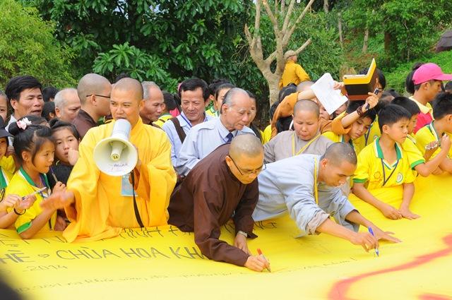 Khai mạc khóa tu mùa hè chủ đề: &quot;hương sen mùa hạ&quot; lần 5  chùa Hoa Khai tại (xã Đạo Nghĩa, huyện Đăk R&#039;lấp, tỉnh Đăk Nông)
