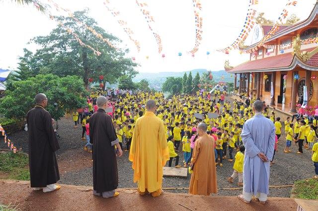 Khai mạc khóa tu mùa hè chủ đề: &quot;hương sen mùa hạ&quot; lần 5  chùa Hoa Khai tại (xã Đạo Nghĩa, huyện Đăk R&#039;lấp, tỉnh Đăk Nông)