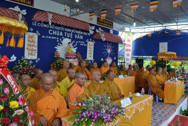 ĐakLak: Lễ Bổ Nhiệm Trụ Trì Chùa Tuệ Vân Huyện Ea Kar