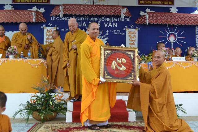 ĐakLak: Lễ Bổ Nhiệm Trụ Trì Chùa Tuệ Vân Huyện Ea Kar