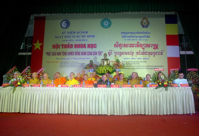 Kiên Giang: Hội thảo khoa học Phật giáo Nam tông Khmer đồng hành cùng dân tộc