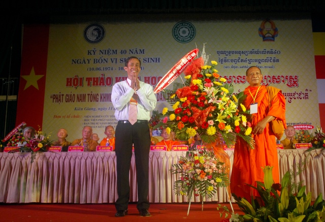 Kiên Giang: Hội thảo khoa học Phật giáo Nam tông Khmer đồng hành cùng dân tộc