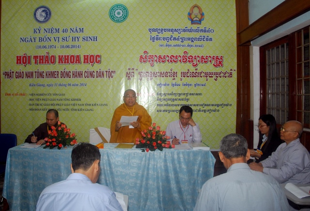 Kiên Giang: Hội thảo khoa học Phật giáo Nam tông Khmer đồng hành cùng dân tộc