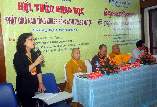 Kiên Giang: Hội thảo khoa học Phật giáo Nam tông Khmer đồng hành cùng dân tộc