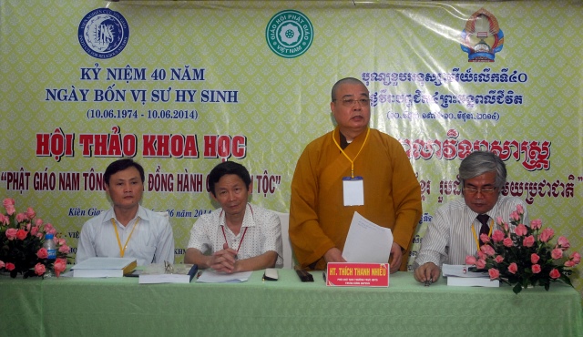 Kiên Giang: Hội thảo khoa học Phật giáo Nam tông Khmer đồng hành cùng dân tộc