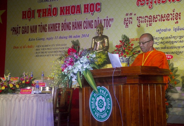 Kiên Giang: Hội thảo khoa học Phật giáo Nam tông Khmer đồng hành cùng dân tộc